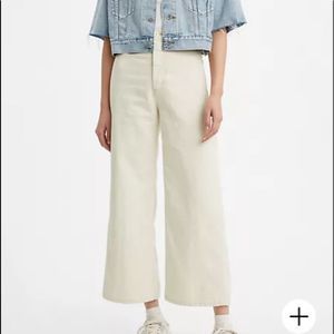 Premium Levi’s Ribcage wide leg cropped pants